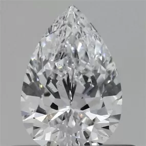 0.4-Carat Pear Shape Lab Grown Diamond