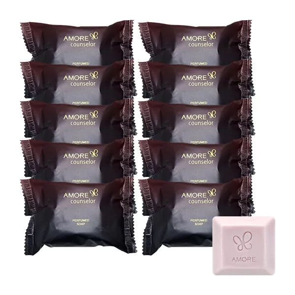 20 Pieces AMORE Counselor Perfumed Bar Soaps Body Facial Skincare