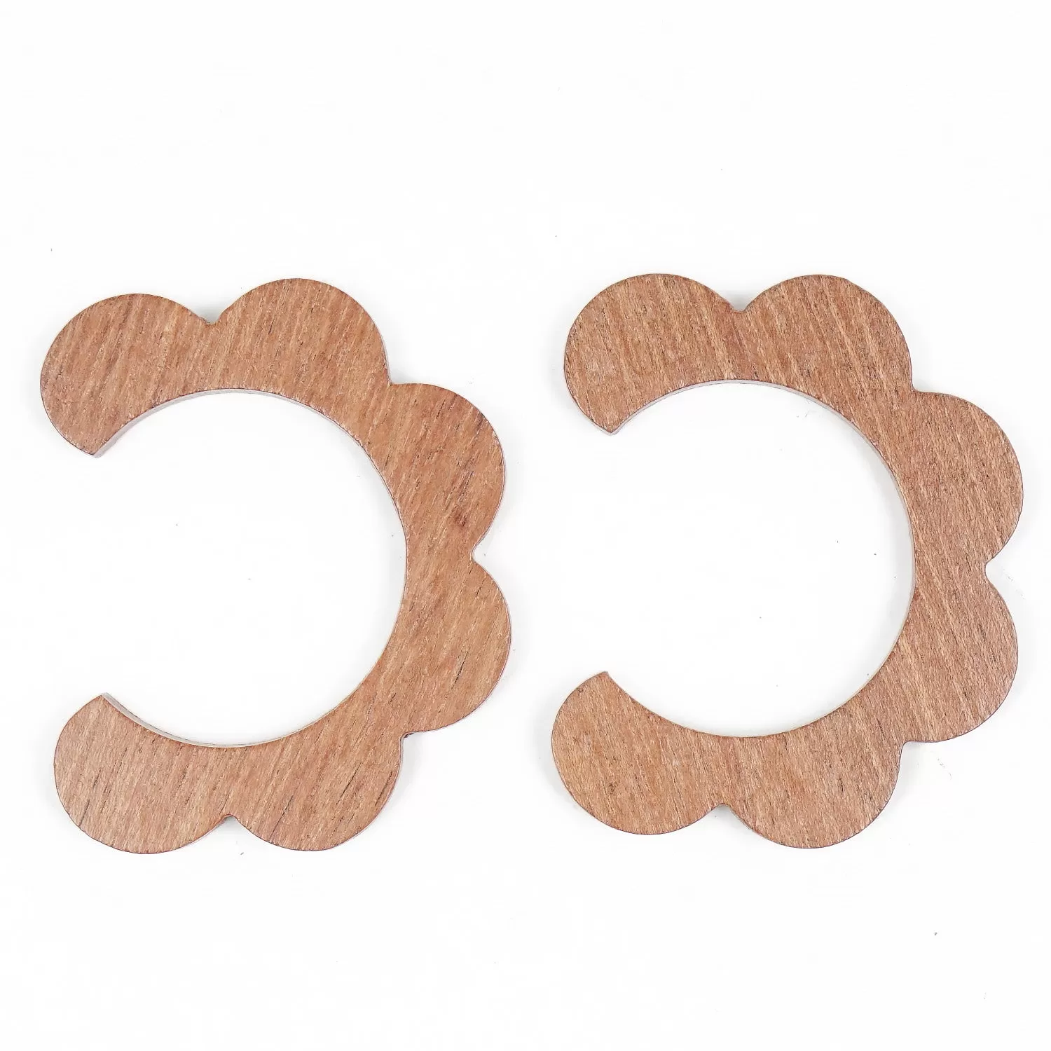 6PCS Earring Pendant Geometric Shape Earring Pendant Wooden Charms Jewelry Making 103940