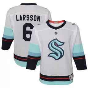 Adam Larsson Seattle Kraken Youth Away Replica Jersey - White