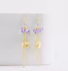 Amethyst Ballet Earrings