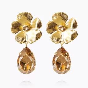 Anemone Perfect Earrings / Golden Shadow