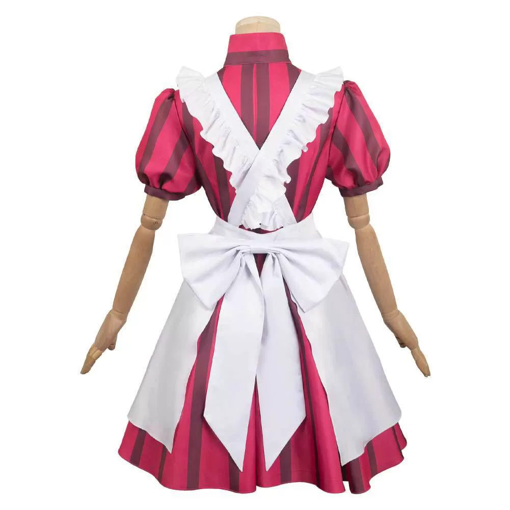 Anime The Boy and the Heron Kiriko Cosplay Costume Adult Women Fantasy Maid Dress Apron Outfits Halloween Carnival Party Suit