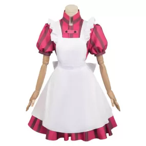 Anime The Boy and the Heron Kiriko Cosplay Costume Adult Women Fantasy Maid Dress Apron Outfits Halloween Carnival Party Suit