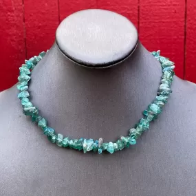 Apatite gemstone Chip Necklace