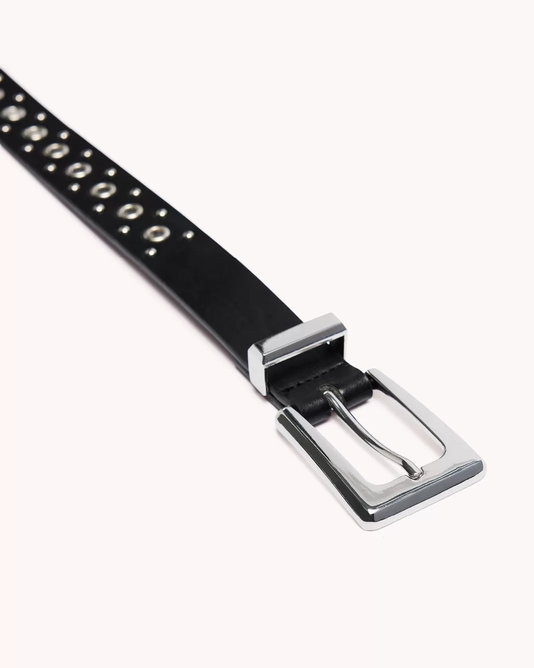 AZIEL BELT - BLACK-SILVER