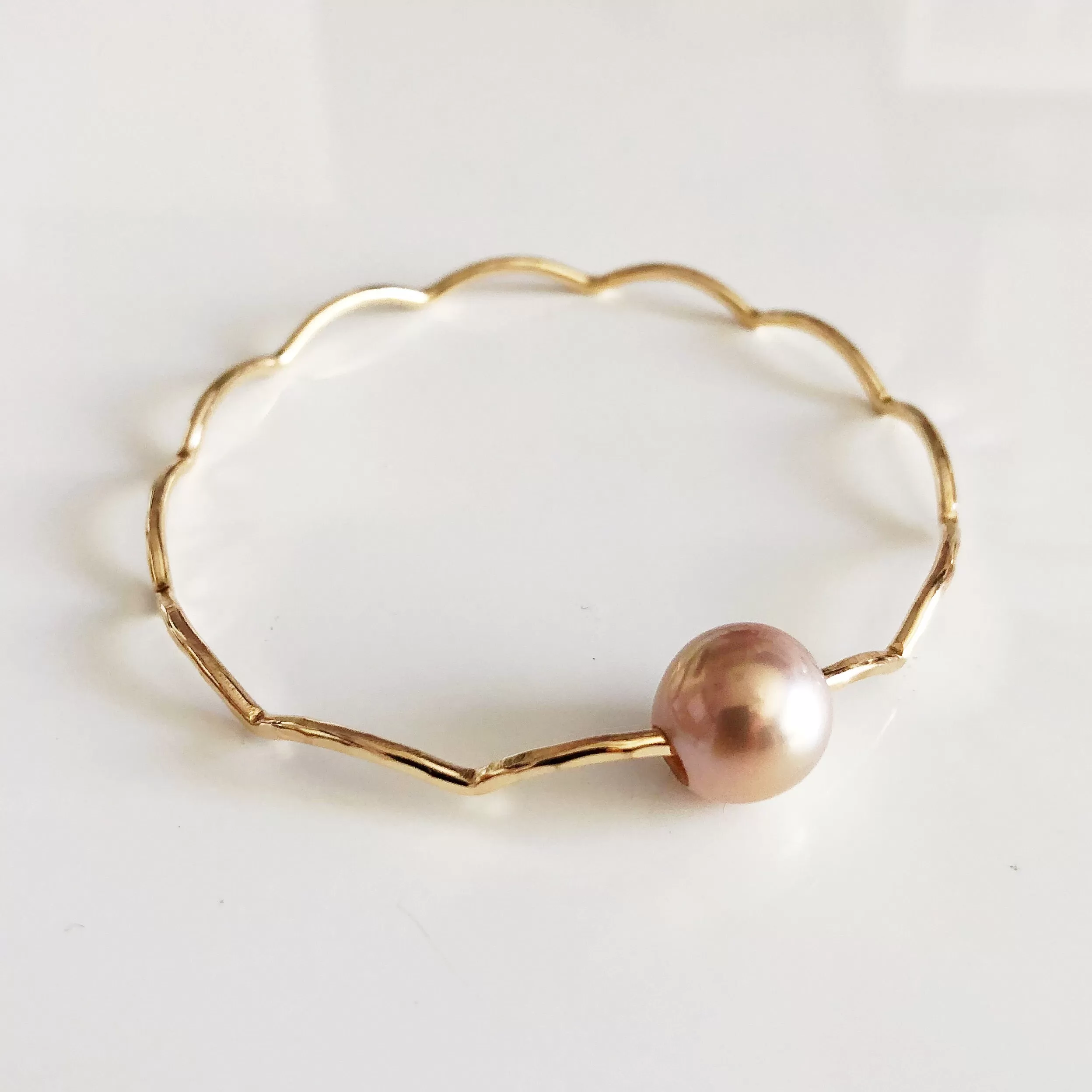 Bangle TOMI - pink pearl (B391)