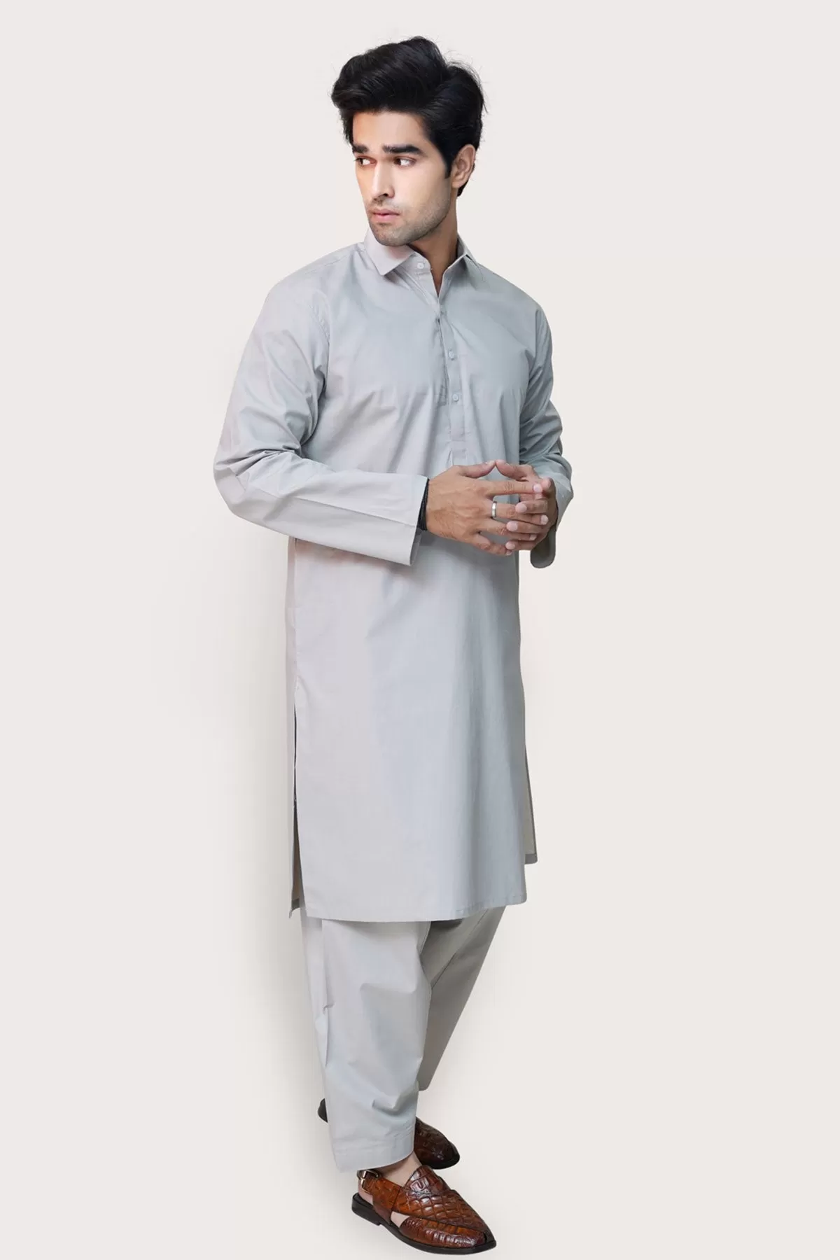 Beige Kurta Shalwar