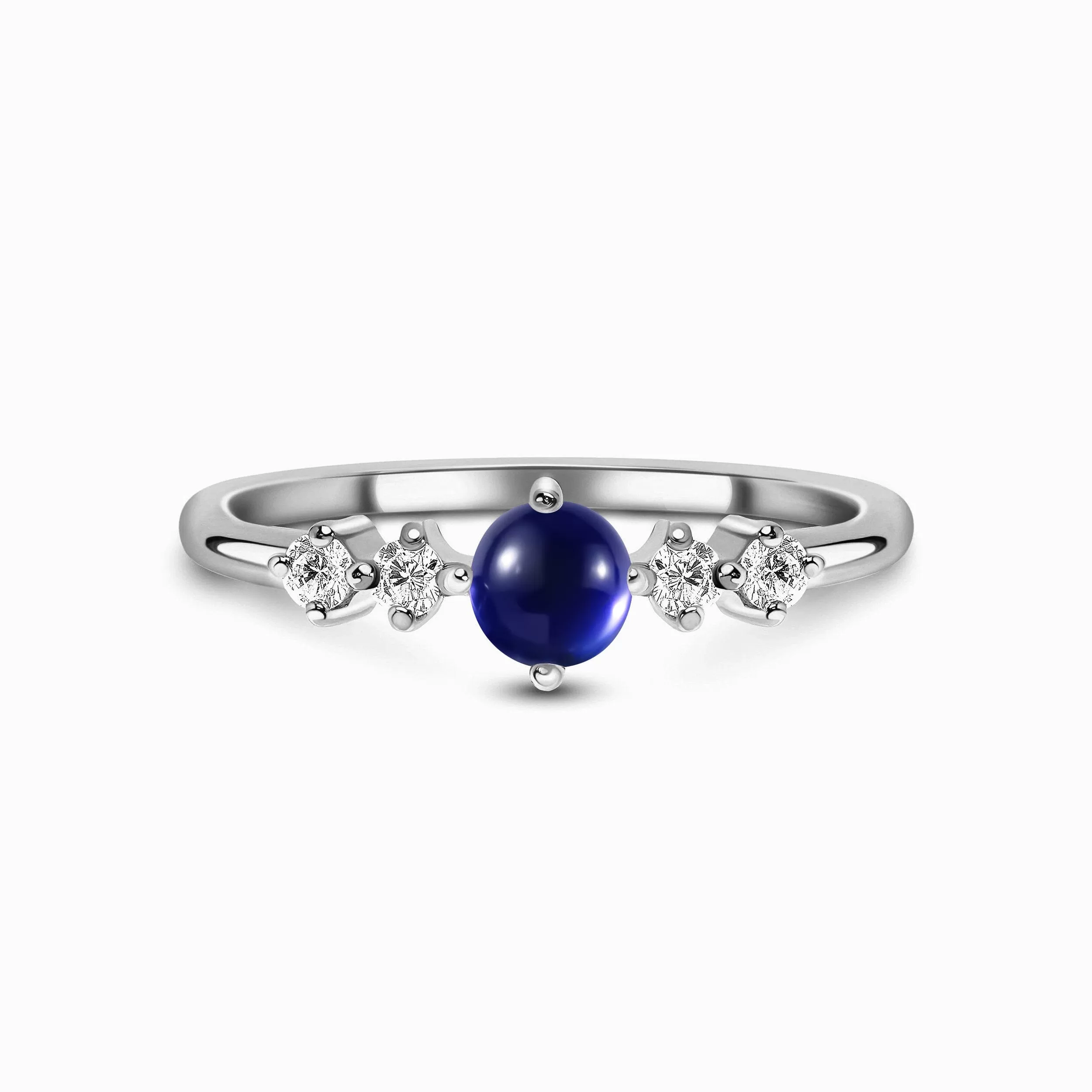 Blue Sapphire Ring - Loveliness