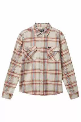 BOWERY LS FLANNEL White Smokey/Yellow/Casa Red