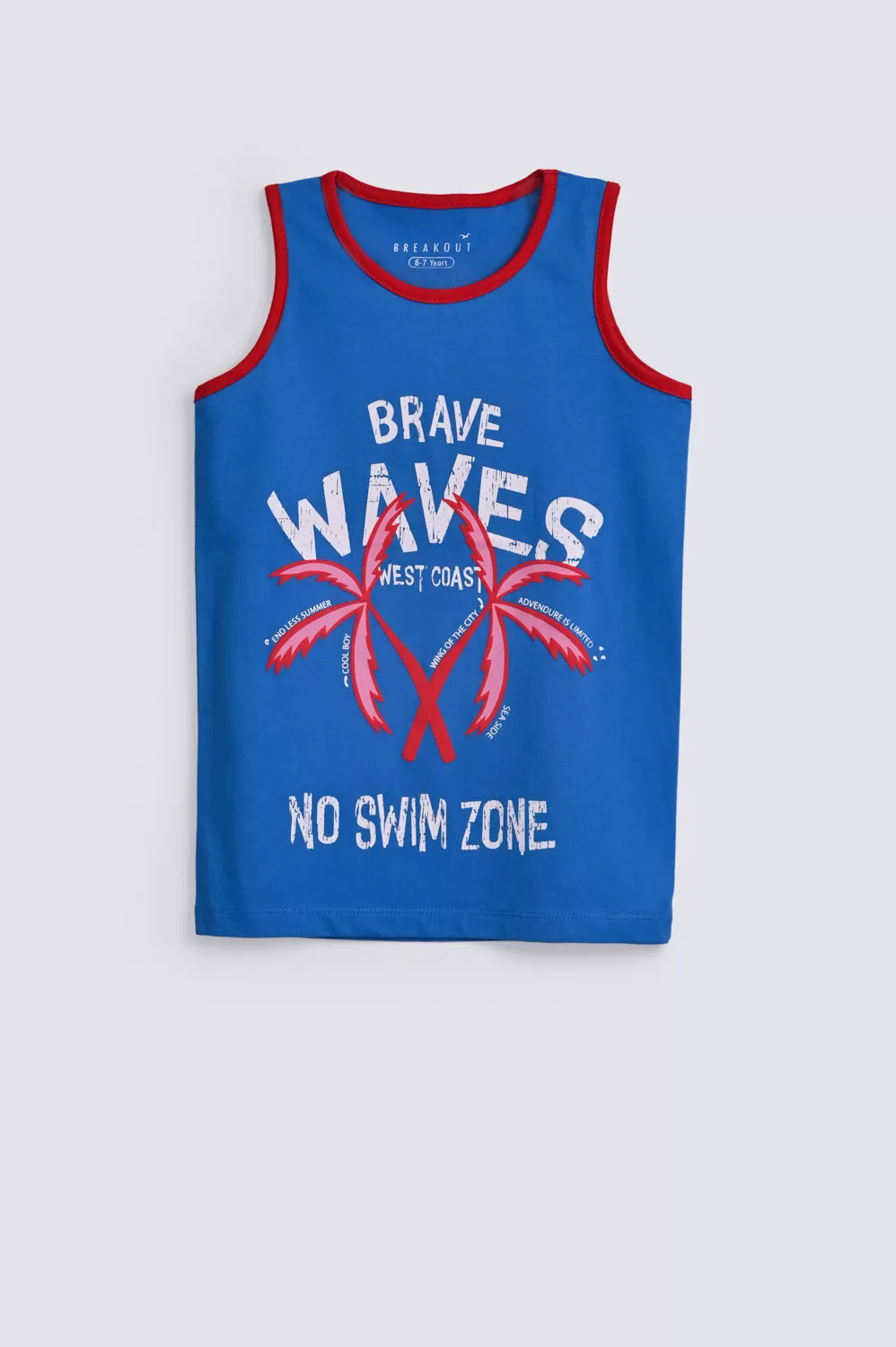 BOYS BEACH PRINT TANK TOP