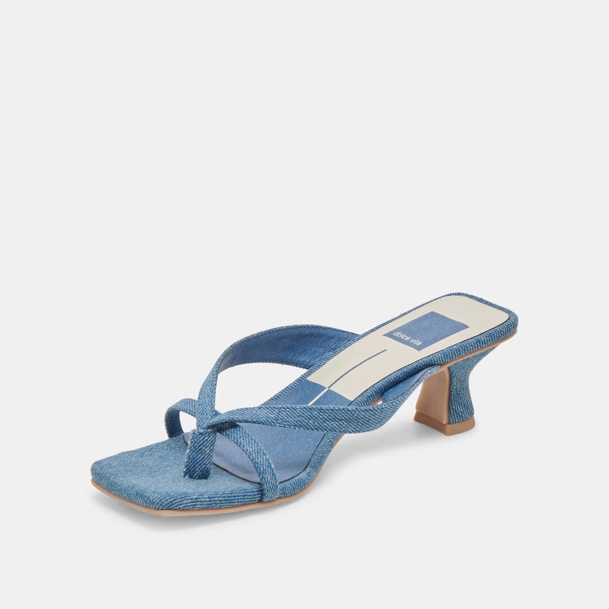 BREVEL HEELS BLUE DENIM