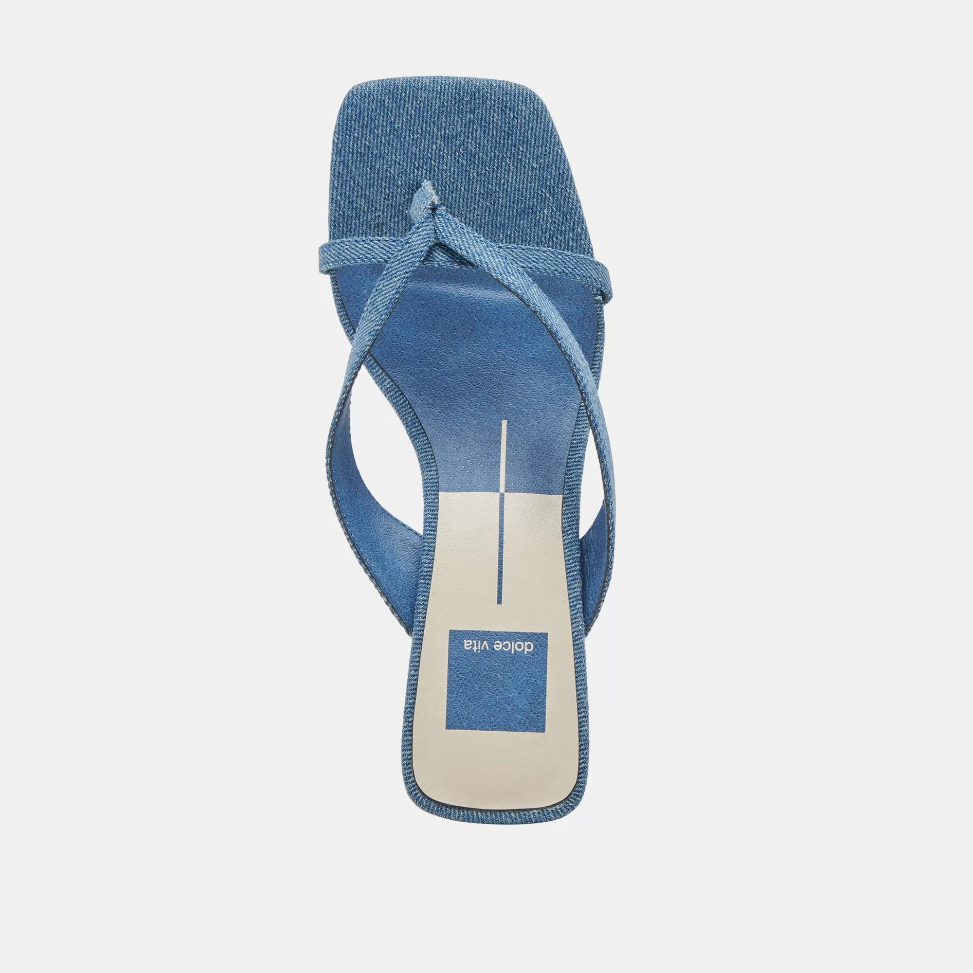 BREVEL HEELS BLUE DENIM