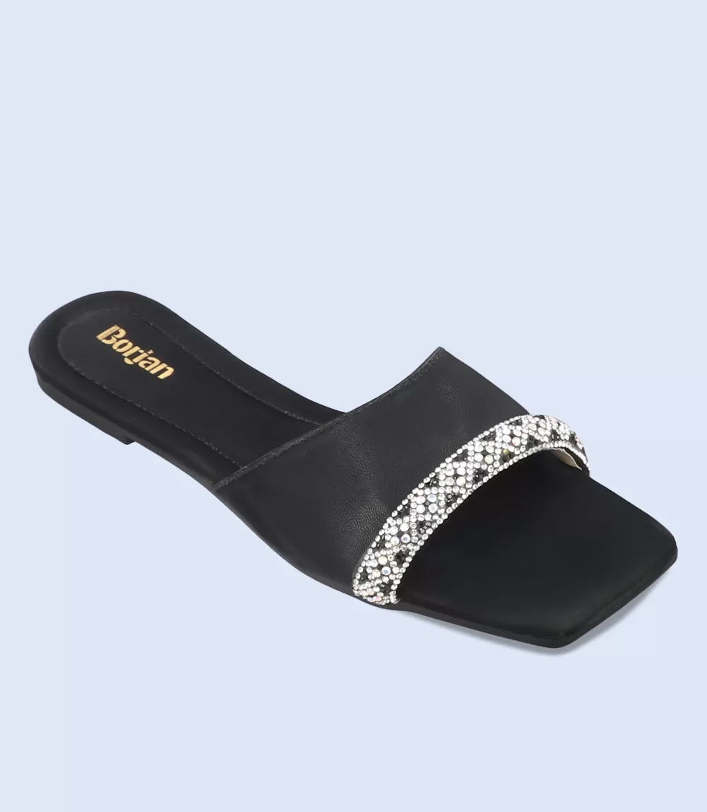 BW9427-BLACK-Women Slipper