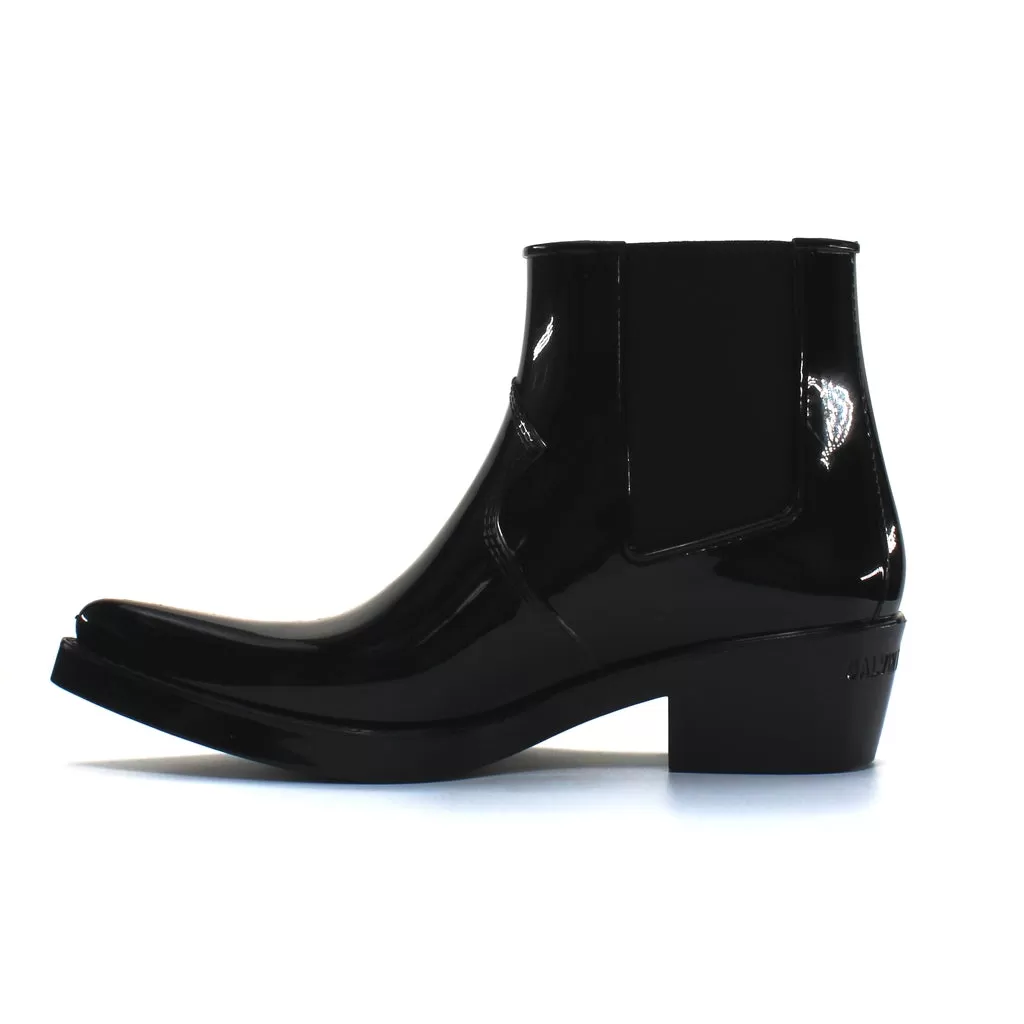 Calvin Klein Jeans Black Chelsea Wellington Boots - Womens