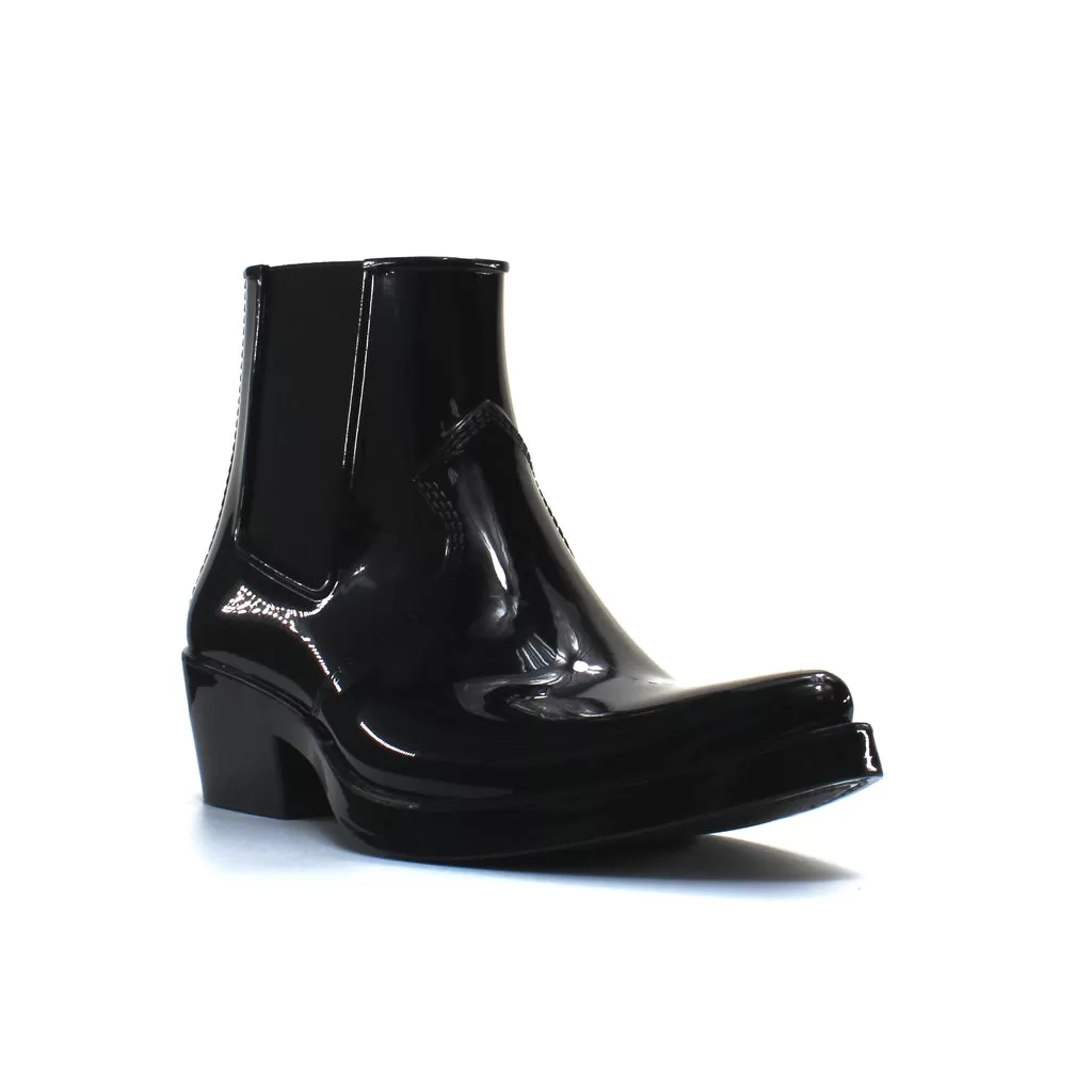 Calvin Klein Jeans Black Chelsea Wellington Boots - Womens