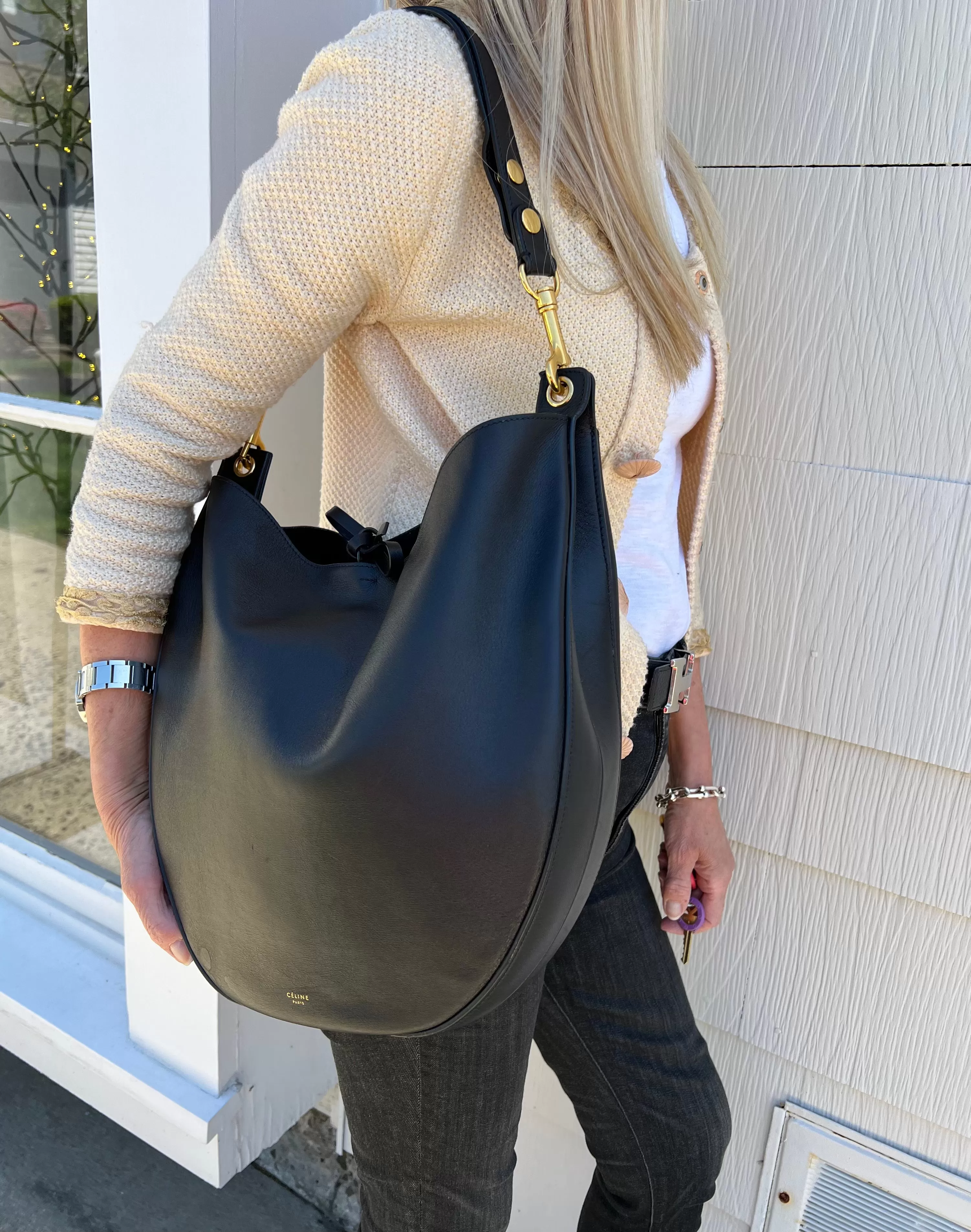 Celine Medium Palmelato Hobo Bag