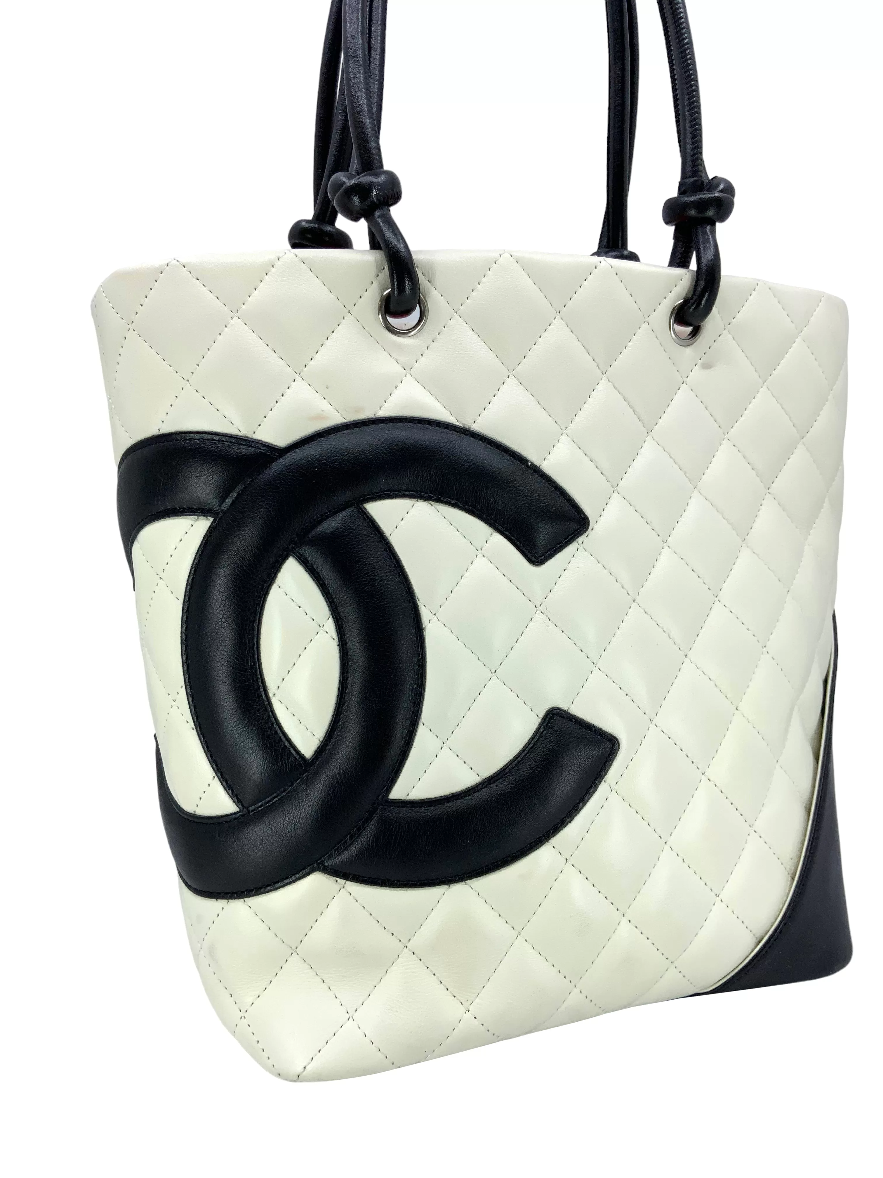 Chanel Quilted Leather Medium Cambon Tote