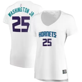 Charlotte Hornets PJ Washington Jr. Fanatics Branded Replica Fast Break Player Association Jersey Womens - White | Ireland J2170E1