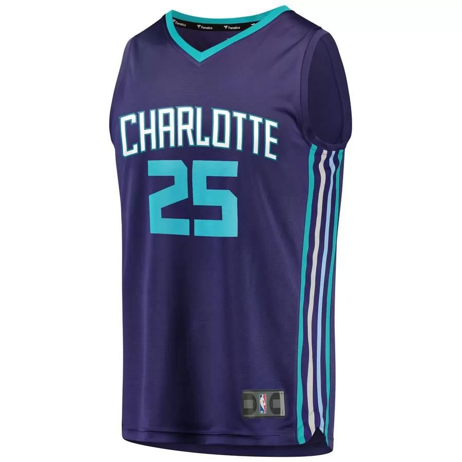 Charlotte Hornets PJ Washington Jr. Fanatics Branded Replica Fast Break Player Statement Jersey Kids - Purple | Ireland F9074Y9