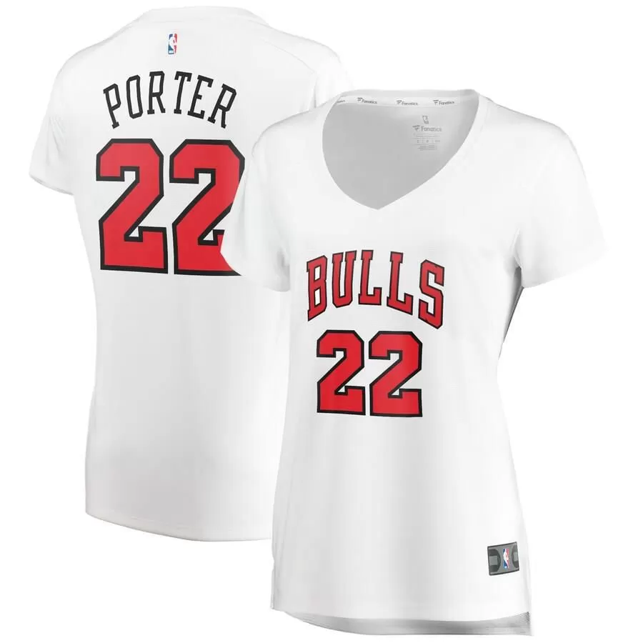 Chicago Bulls Otto Porter Fanatics Branded Fast Break Player Association Jersey Womens - White | Ireland T5619H3