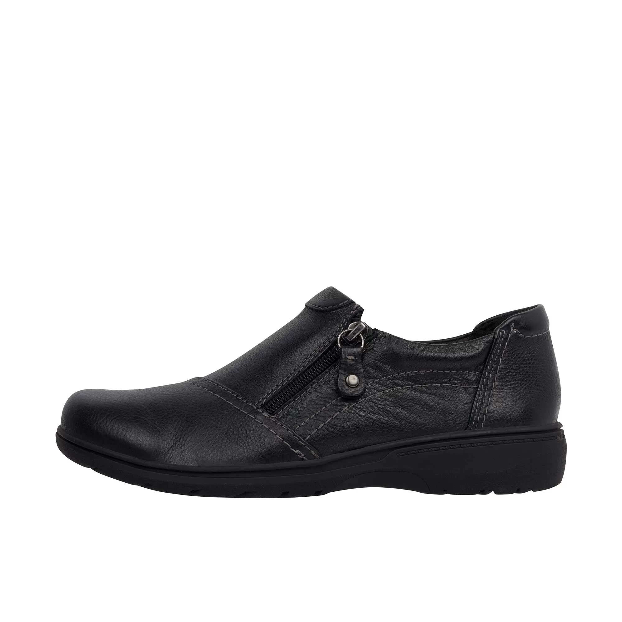 Clarks Womens Carleigh Ray Black Leather