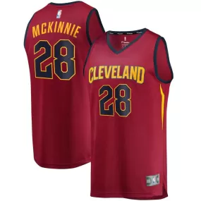 Cleveland Cavaliers Alfonzo McKinnie Fanatics Branded Fast Break Player Icon Jersey Kids - Burgundy | Ireland H0825H1