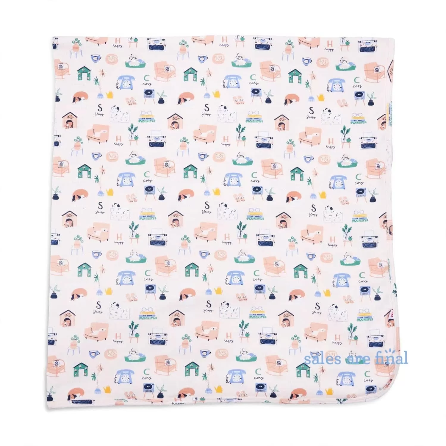 cozy days organic cotton swaddle