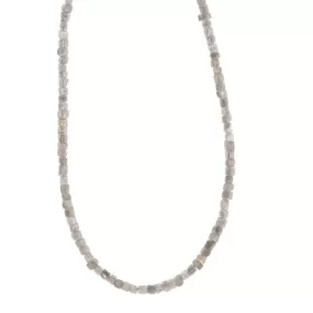 Cubed Raw Diamond Choker Necklace