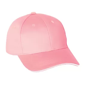 Customizable Pink & white Chino Cap