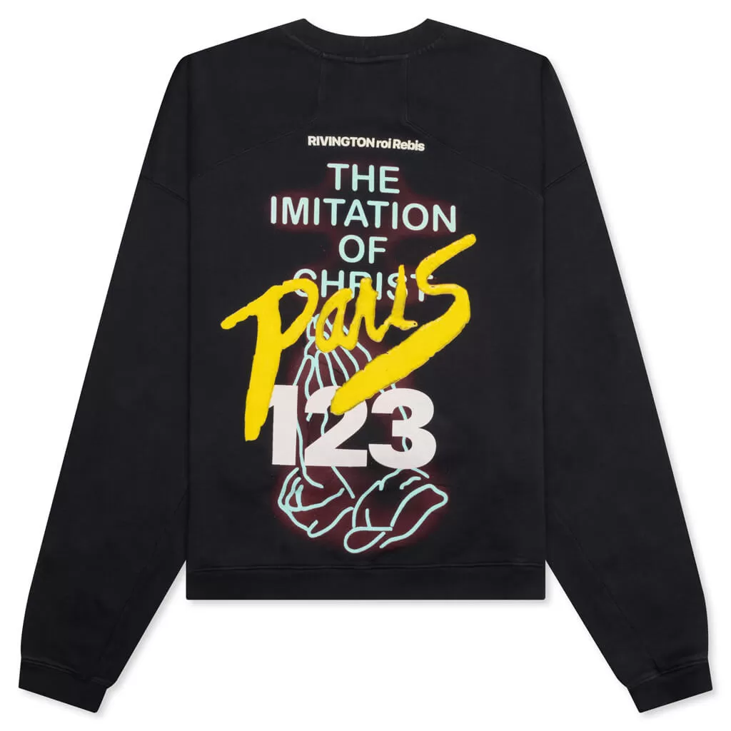 CVA Imitation of Paris Crewneck - Black