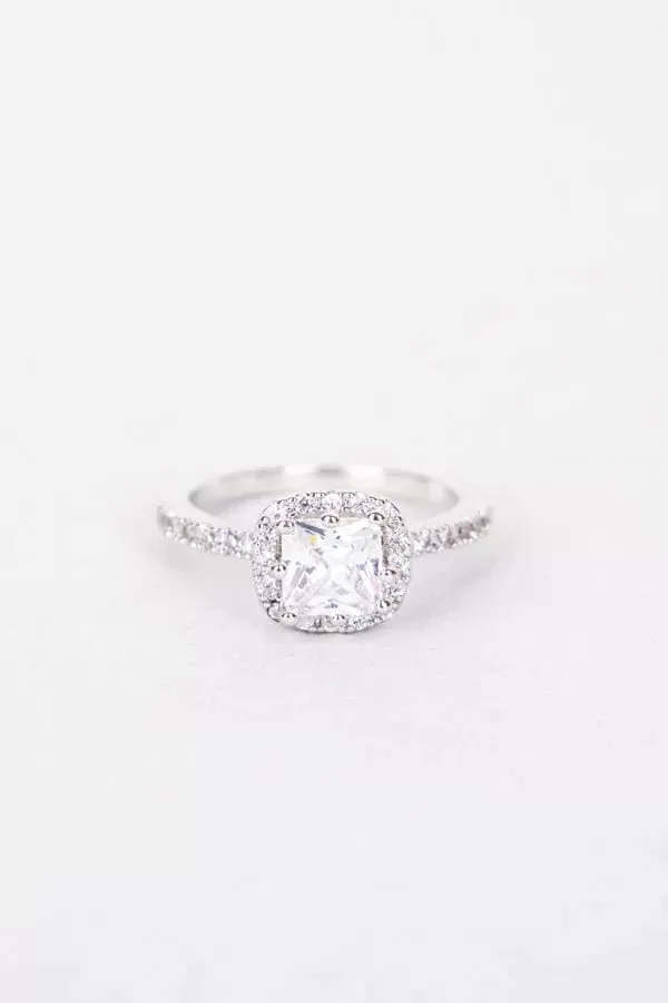 CZ diamond ring