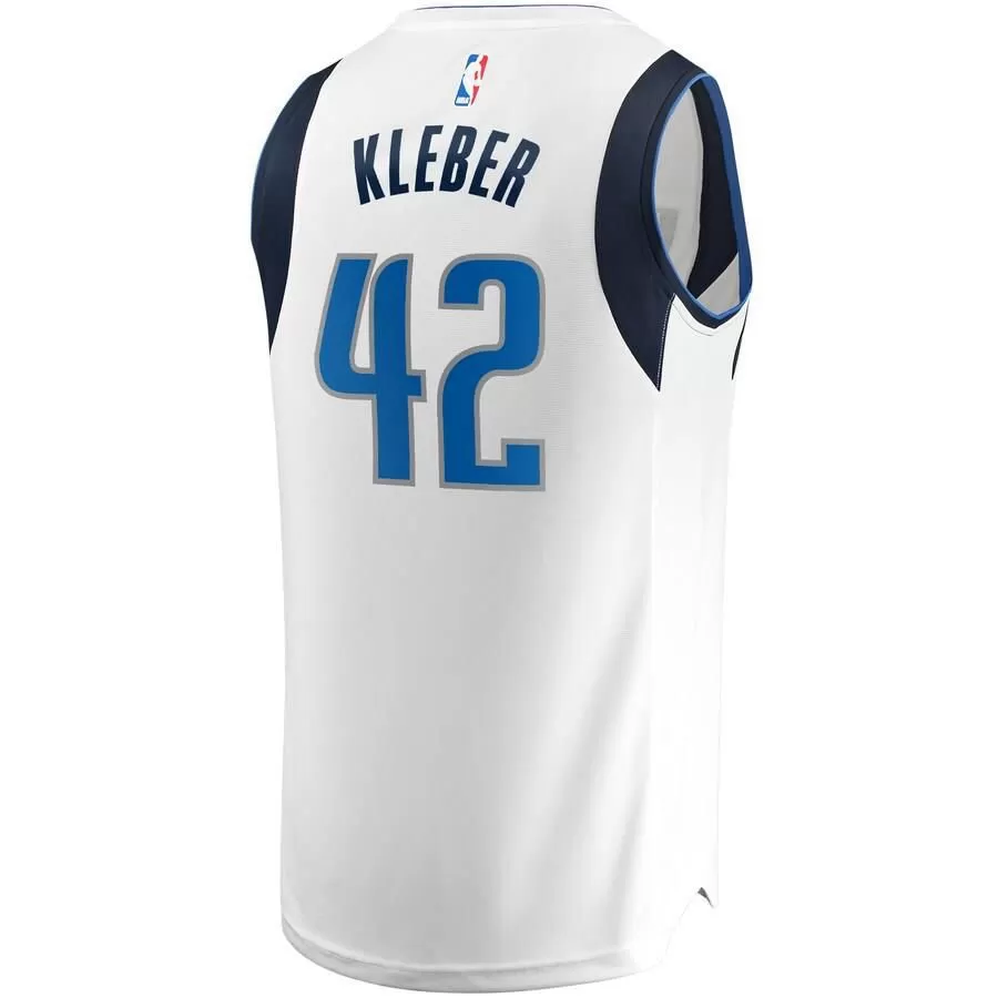 Dallas Mavericks Maxi Kleber Fanatics Branded Replica Fast Break Player Association Jersey Kids - White | Ireland Q2881P4