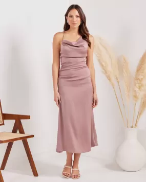 Daphne Dress-Mauve