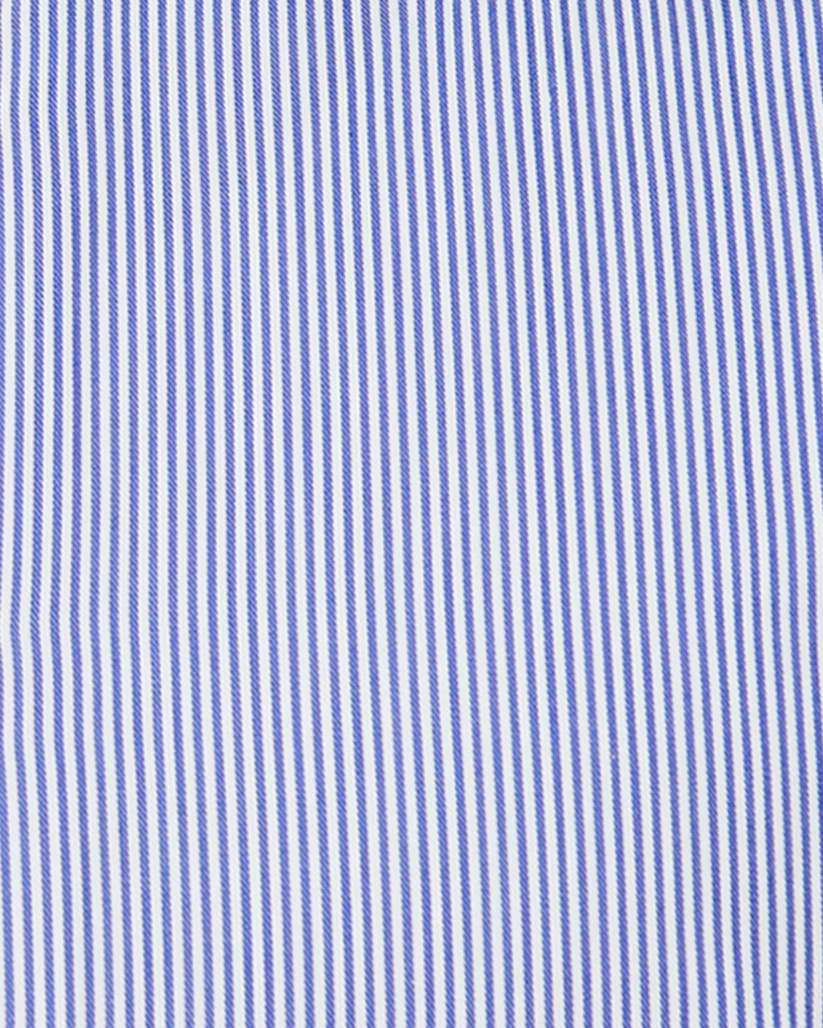 Deep Blue Stripe Cutaway Collar Shirt