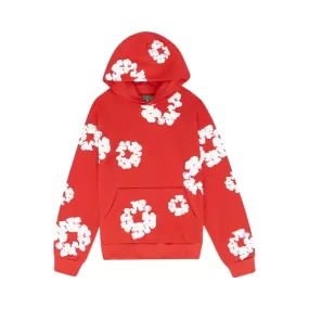 Denim Tears Cotton Wreath Red Hoodie