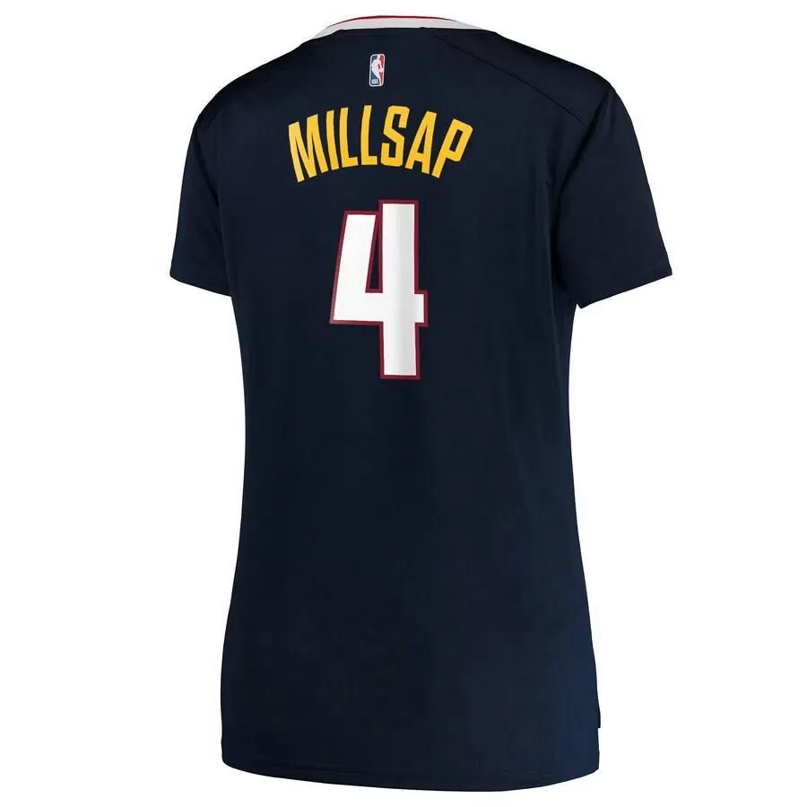 Denver Nuggets Paul Millsap Fanatics Branded Fast Break Player Icon Jersey Womens - Navy | Ireland Q7467L1