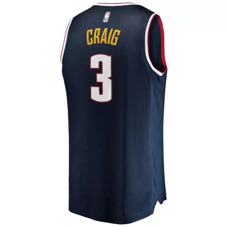 Denver Nuggets Torrey Craig Fanatics Branded Fast Break Player Icon Jersey Kids - Navy | Ireland L6147I0