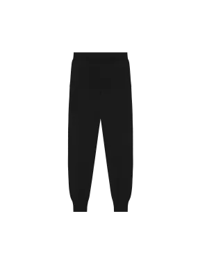 DNA Knitted Track Pants—black