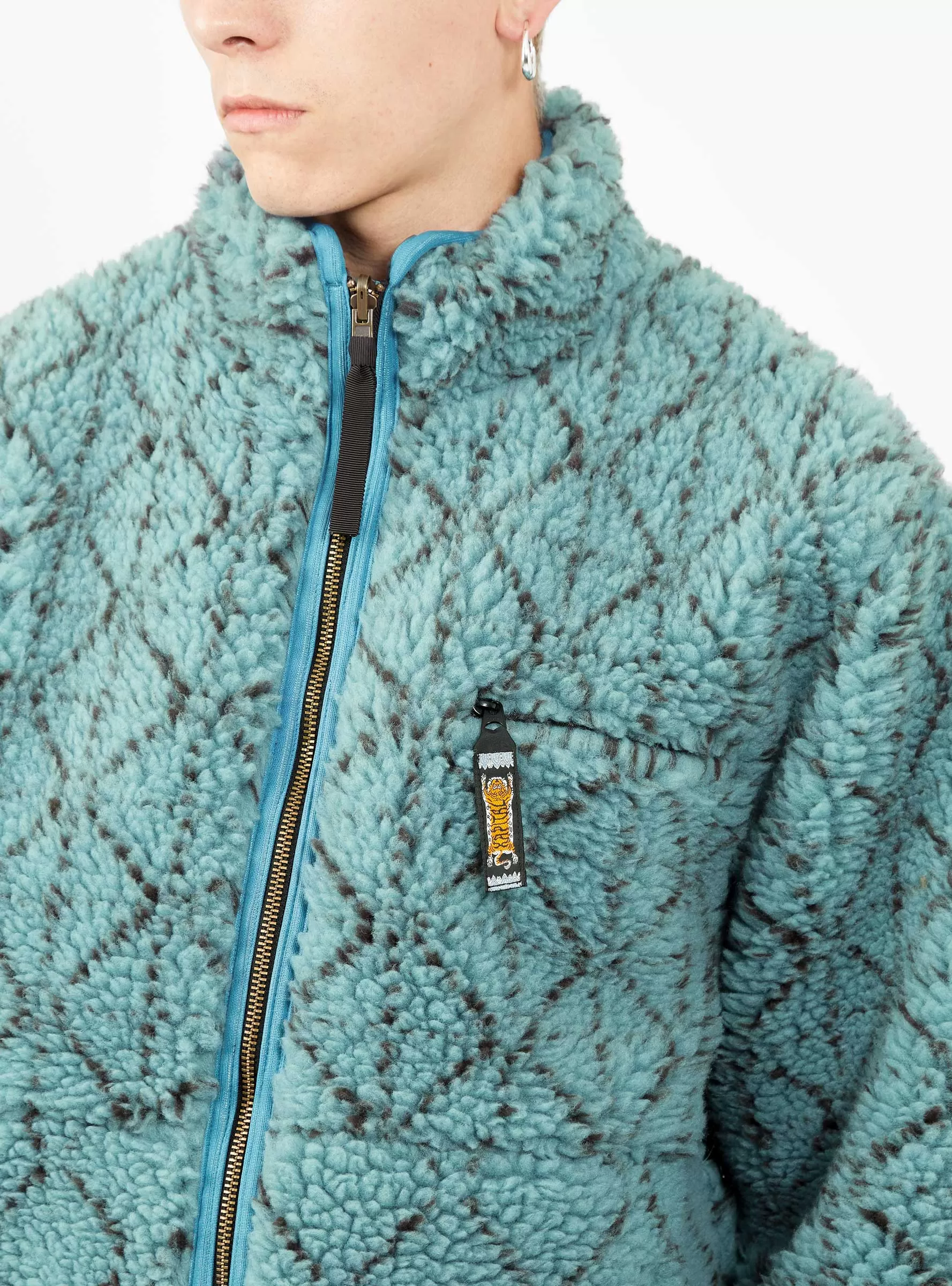 DO-GI Sashiko Boa Fleece Blue