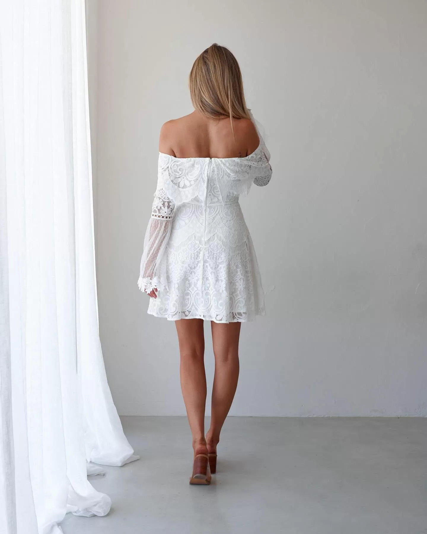 Eadin Dress-White