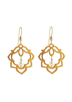 Elizabeth Gold Earrings * As Seen On Candace Cameron Bure and When Calls The Heart*