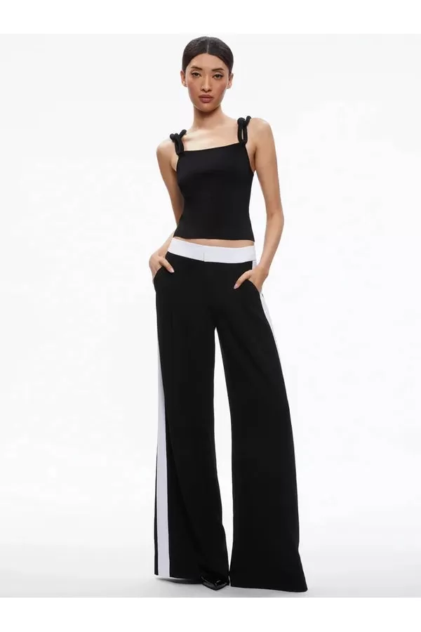 Eric Mid Rise Pant With Tux Stripe