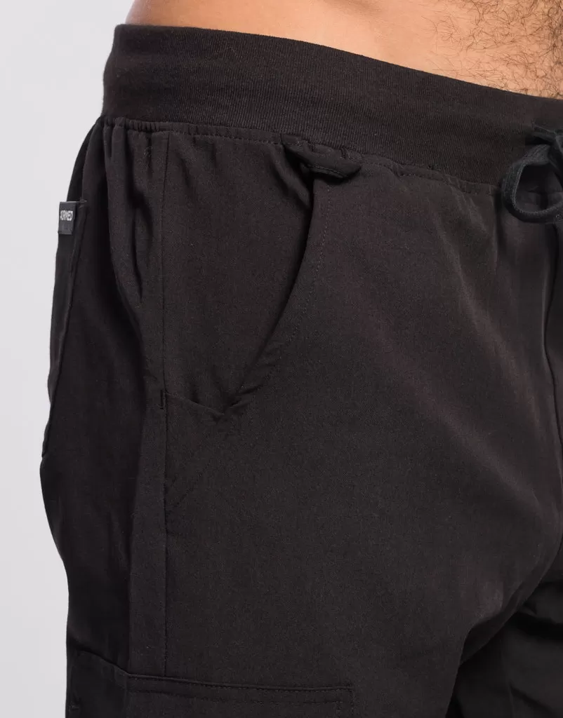 Essential Jogger Scrub Pants - Black