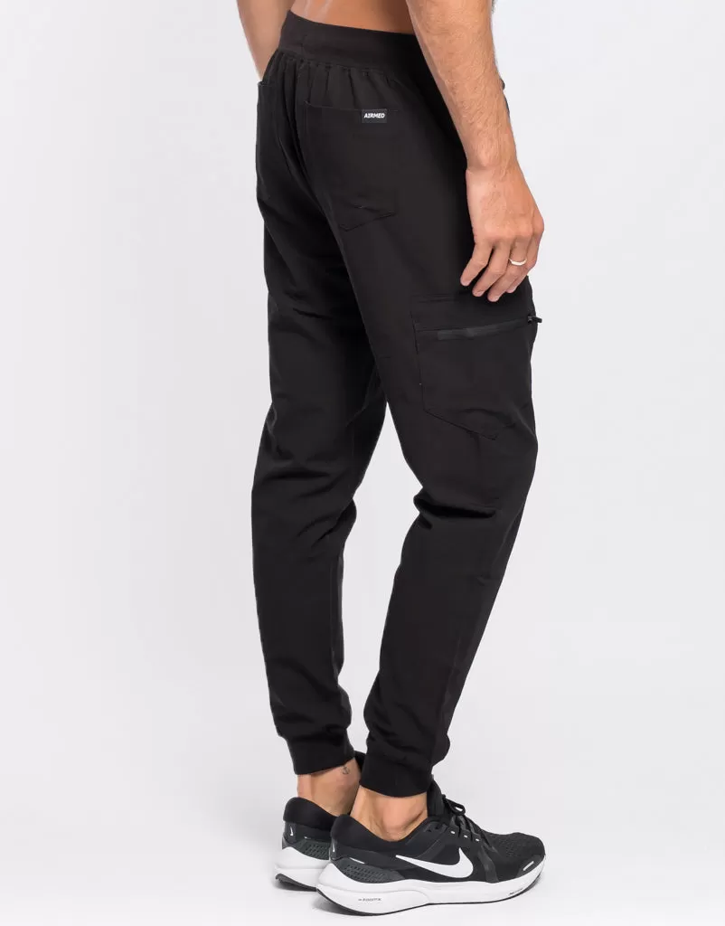 Essential Jogger Scrub Pants - Black