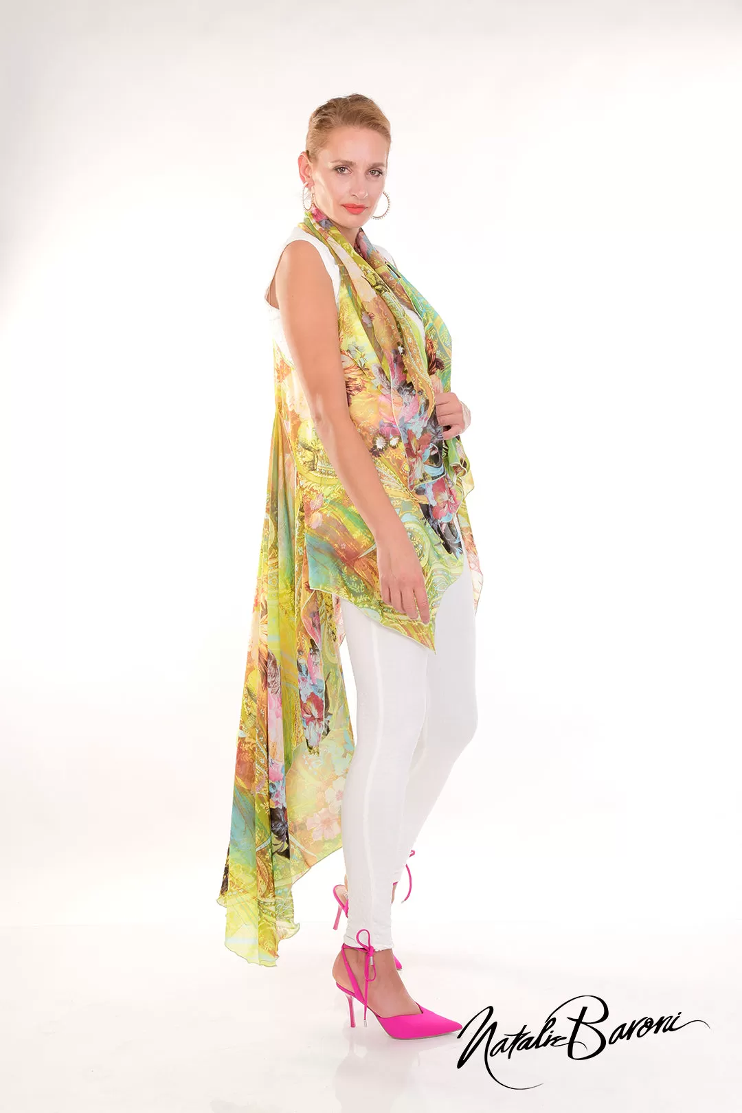 Extra Long Sleeveless Duster - Lido