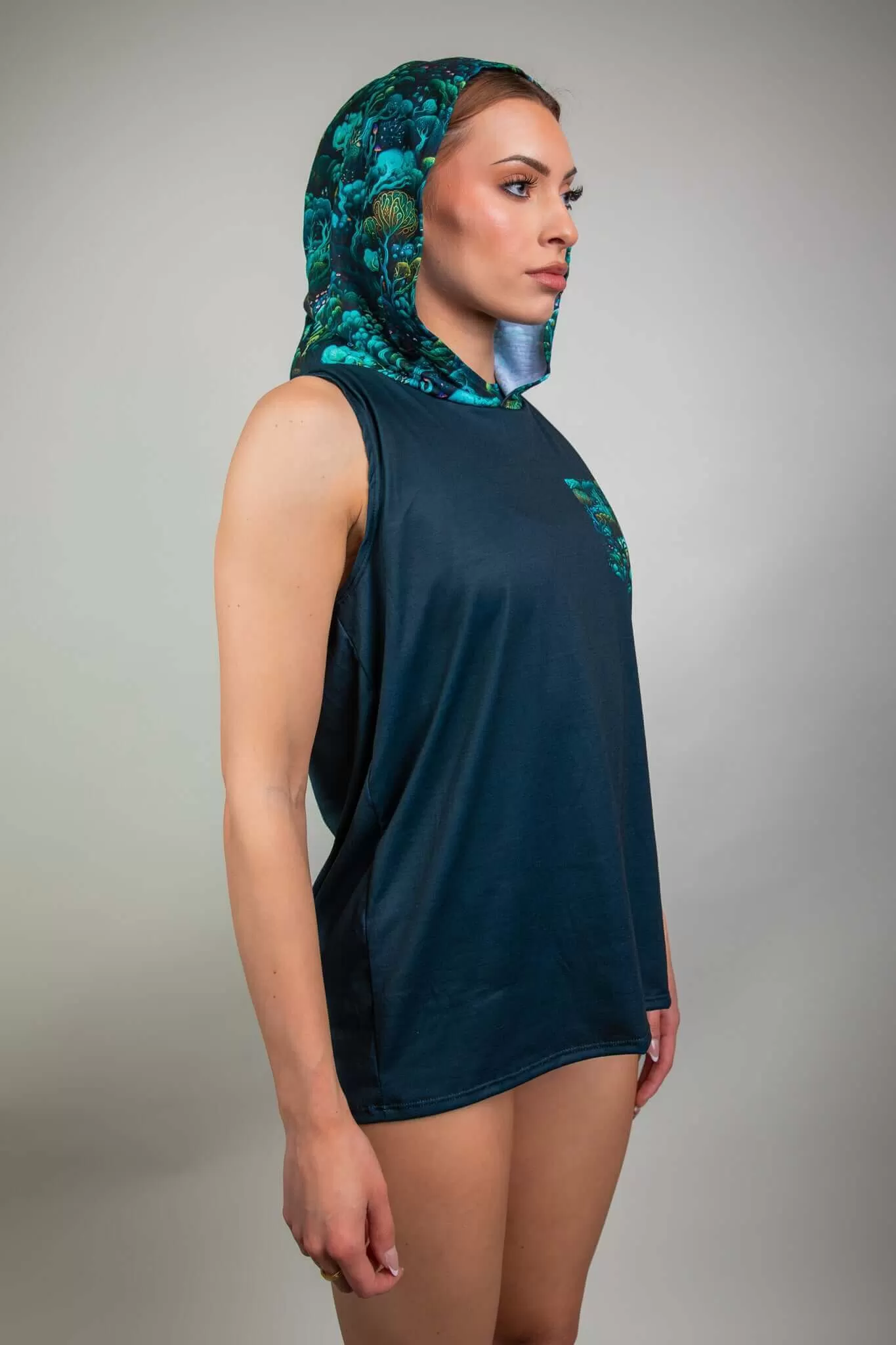 Faewood Tank Top with Hood