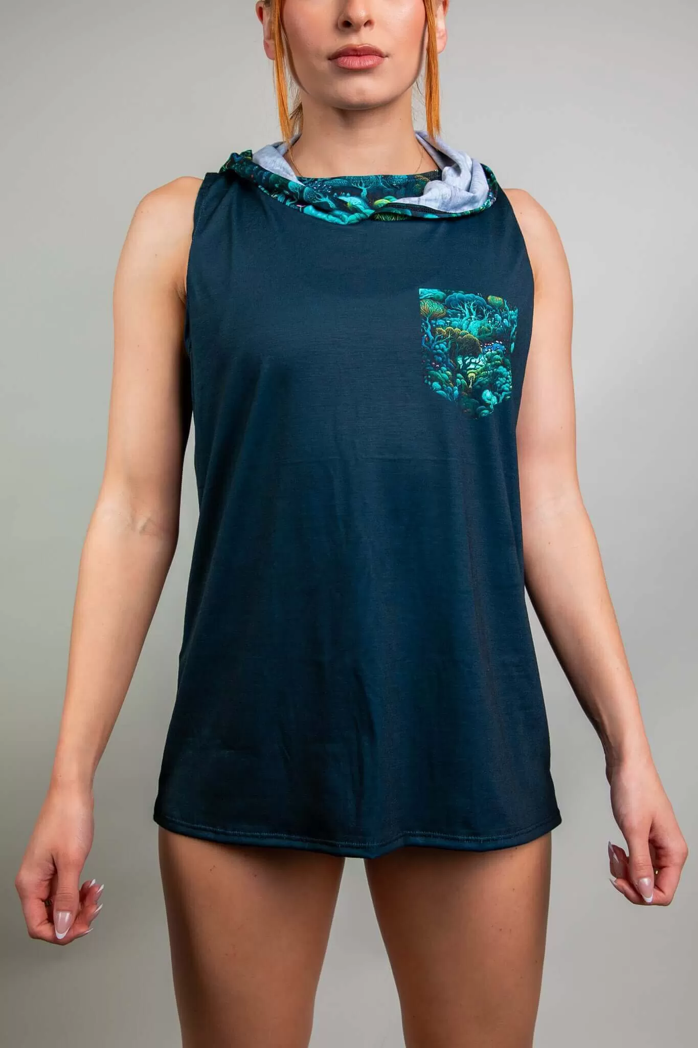 Faewood Tank Top with Hood