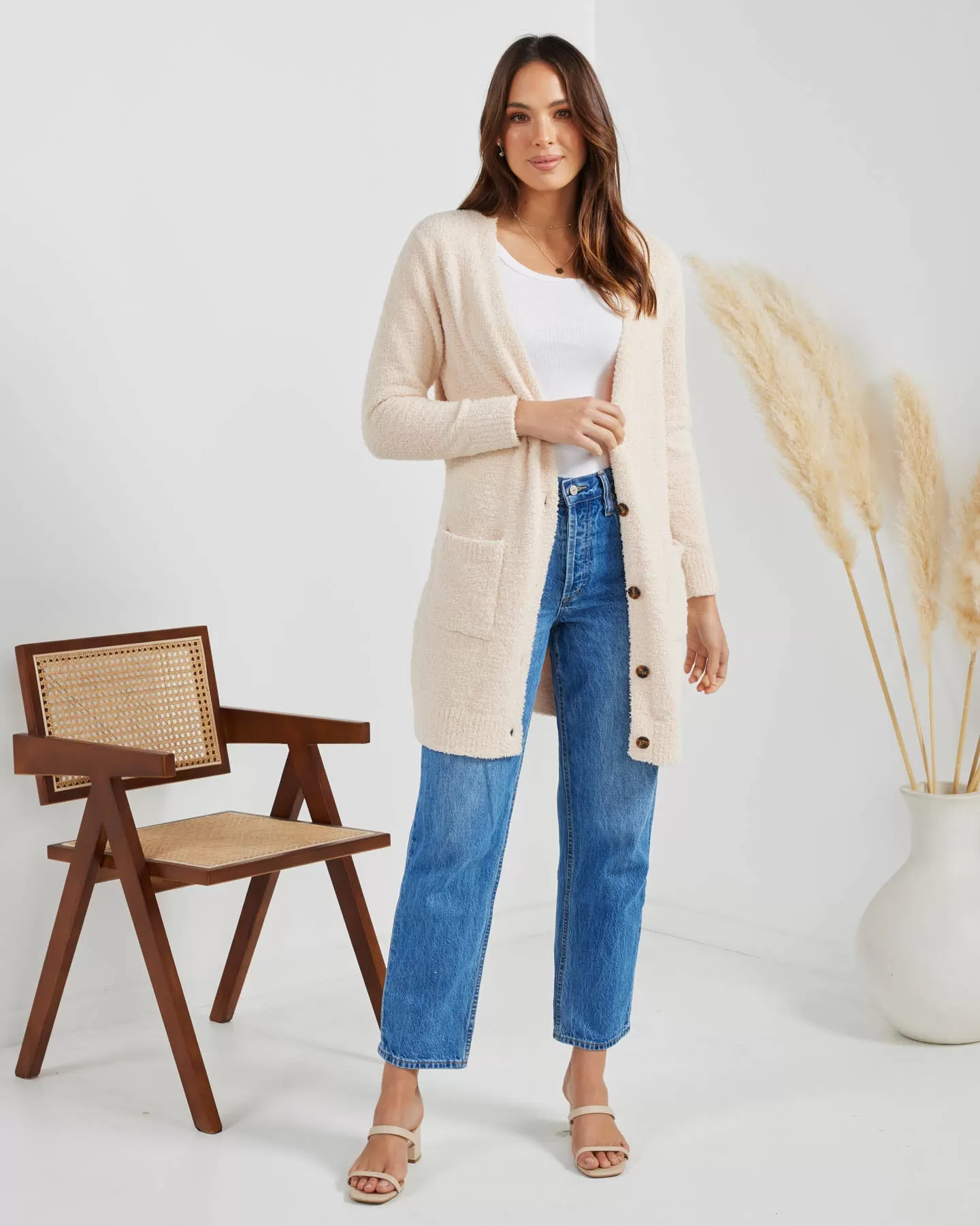 Faith Cardigan-Cream