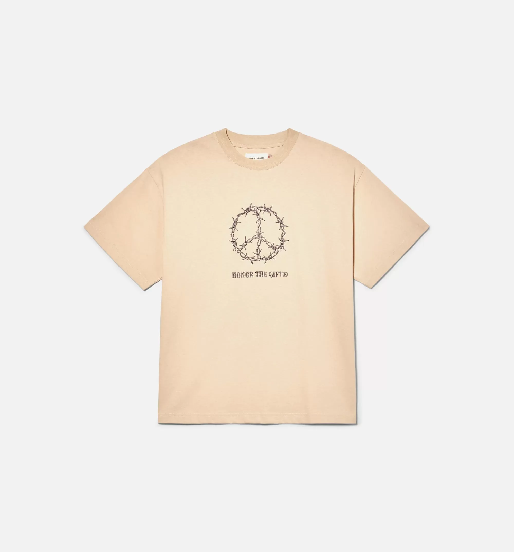 Fall 2016 Tee Mens Short Sleeve Shirt - Beige